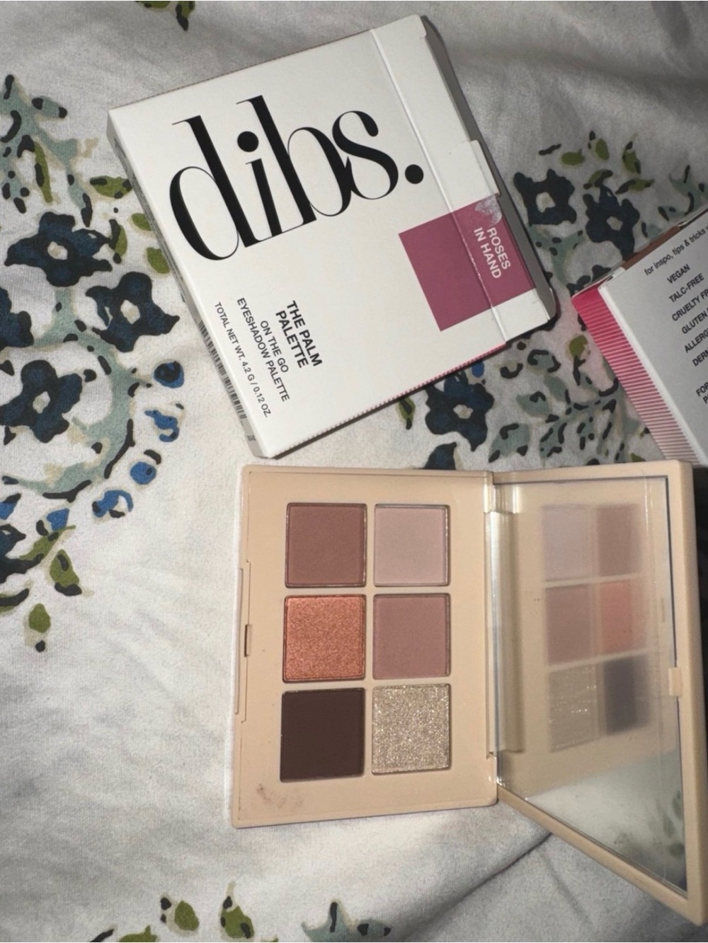 Dibs The Palm Eyeshadow Palette — Roses In Hand! NIB